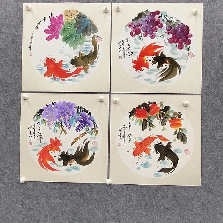 国画刘国华手绘作品1111