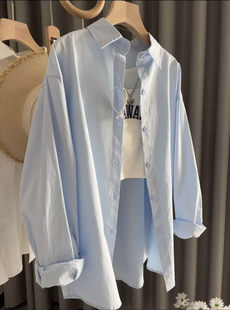 【现货送运费险】【内里全包边】衬衫外套春季2025新款设计感小众衬衣