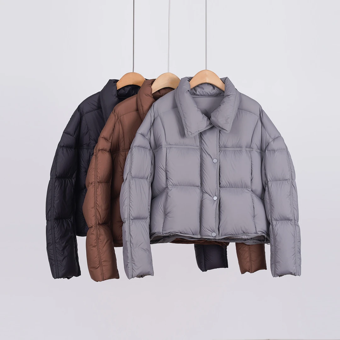 波兰科鲁达95白鹅绒SS级短款泡芙女士鹅绒服（252094）2498