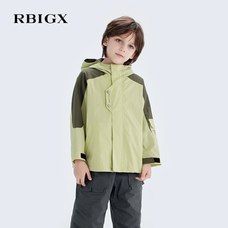 RBIGX瑞比克童装新款潮流户外帅气男童童装外套