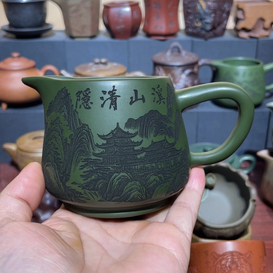 原矿紫砂手工主人杯