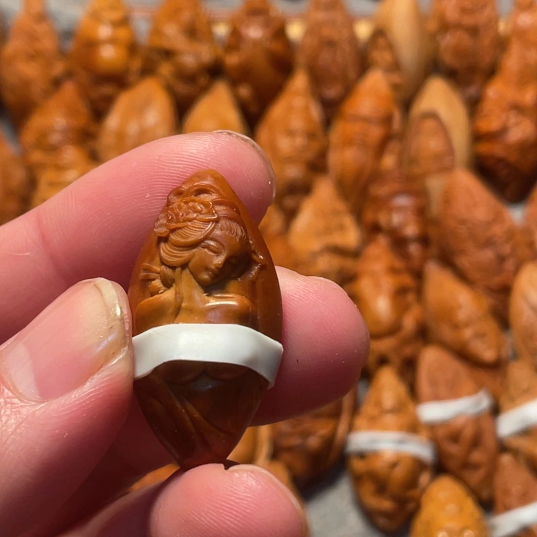 橄榄核手串/手链西施美女