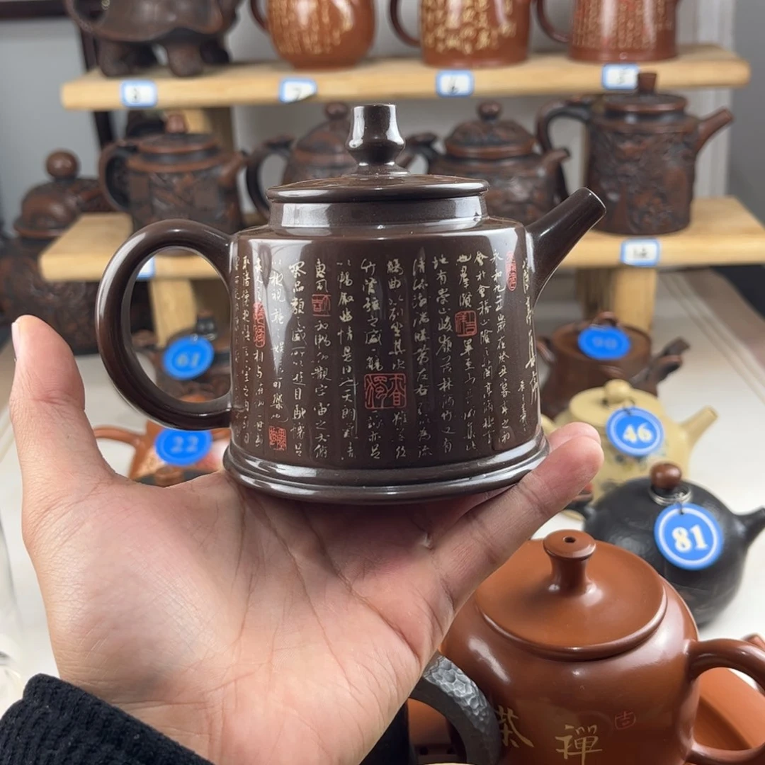 壶云****河瑕疵福利、建水紫陶全手工制作，老匠人传承手艺