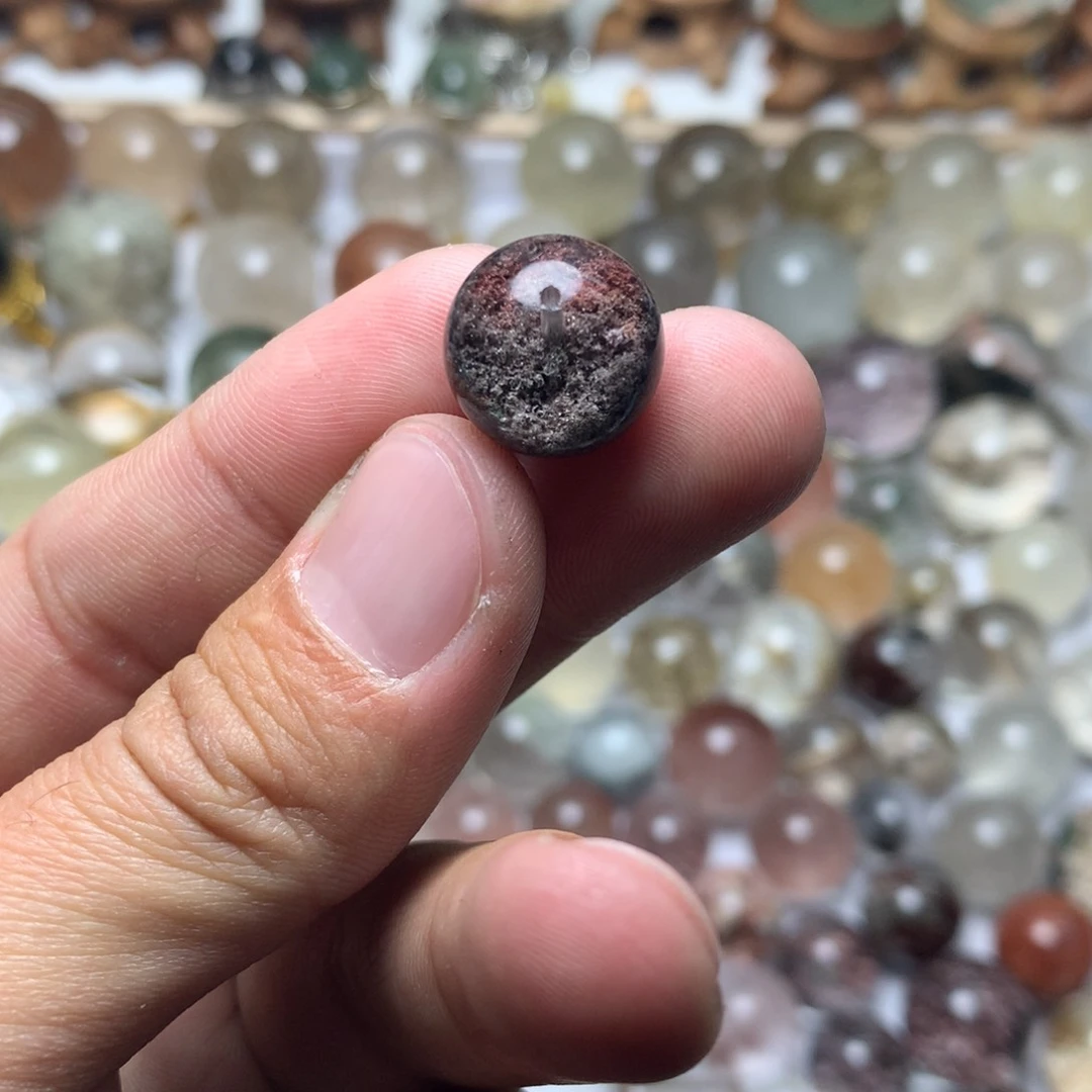 水晶珠宝半成品未镶嵌幽灵球