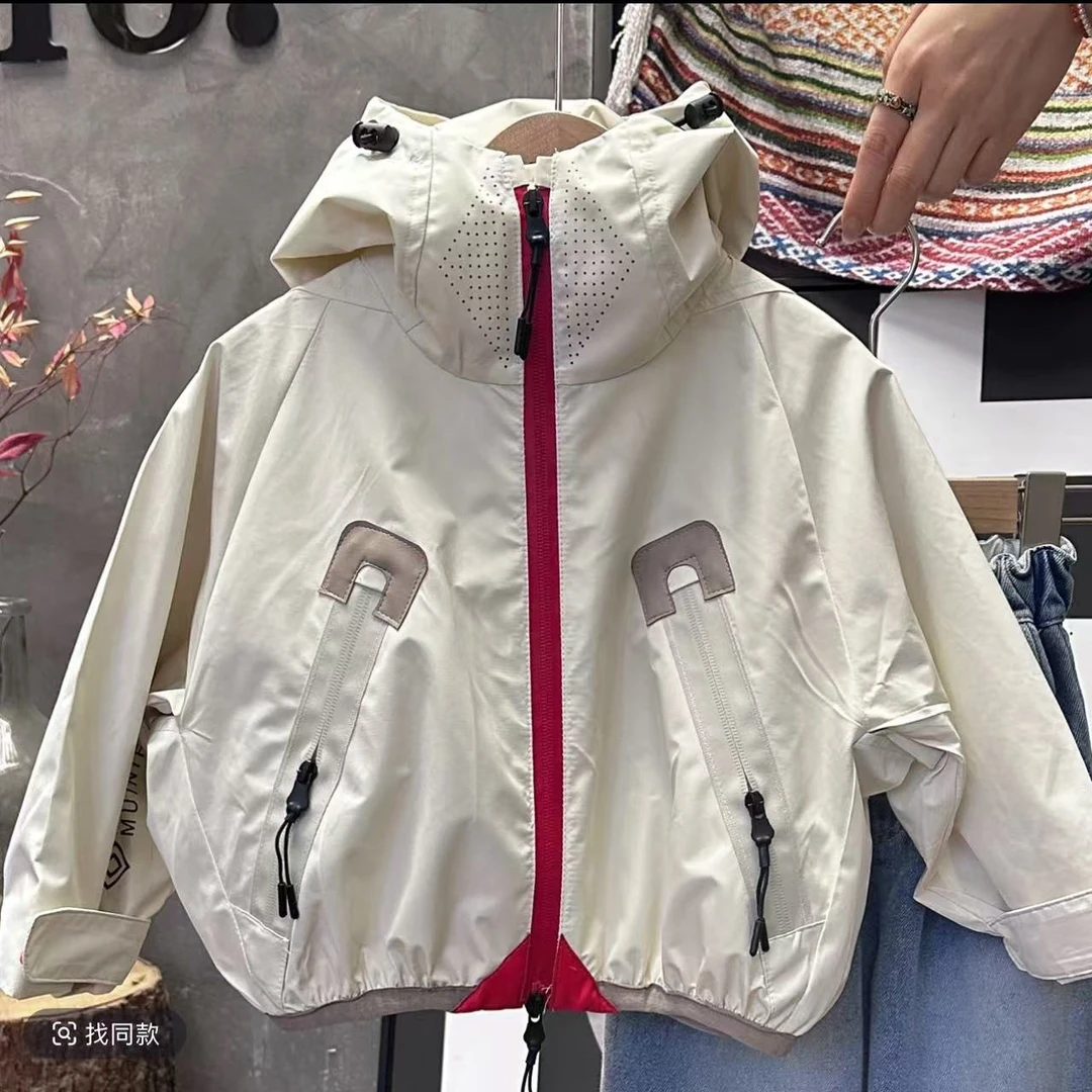 2025新款春秋休闲洋气外套时尚舒服男女同款儿童潮韩版时尚外套