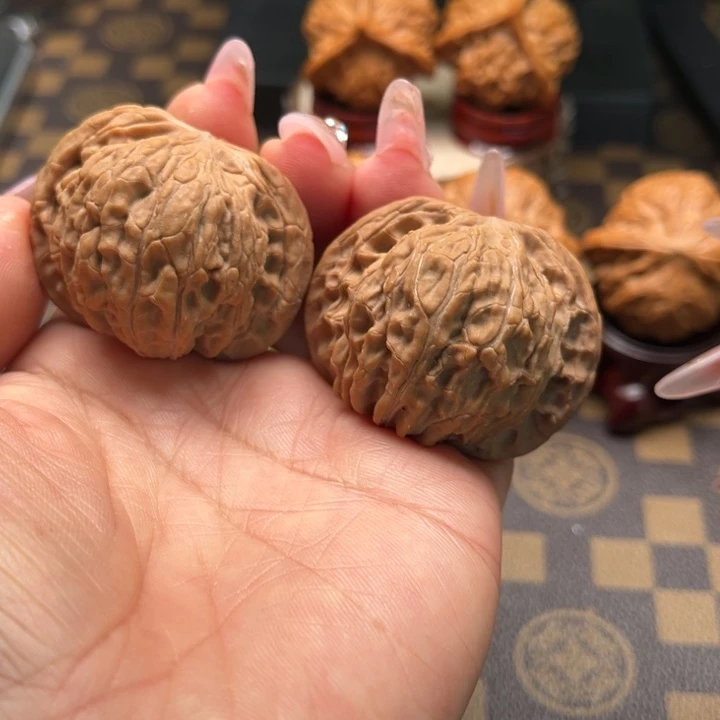 核桃44磨盘文玩核桃