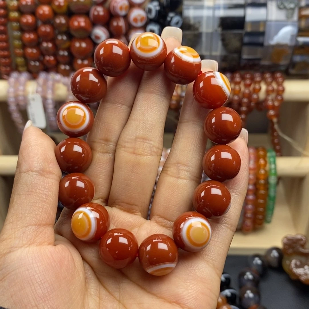 玛瑙/玉髓手串未镶嵌阿**琦