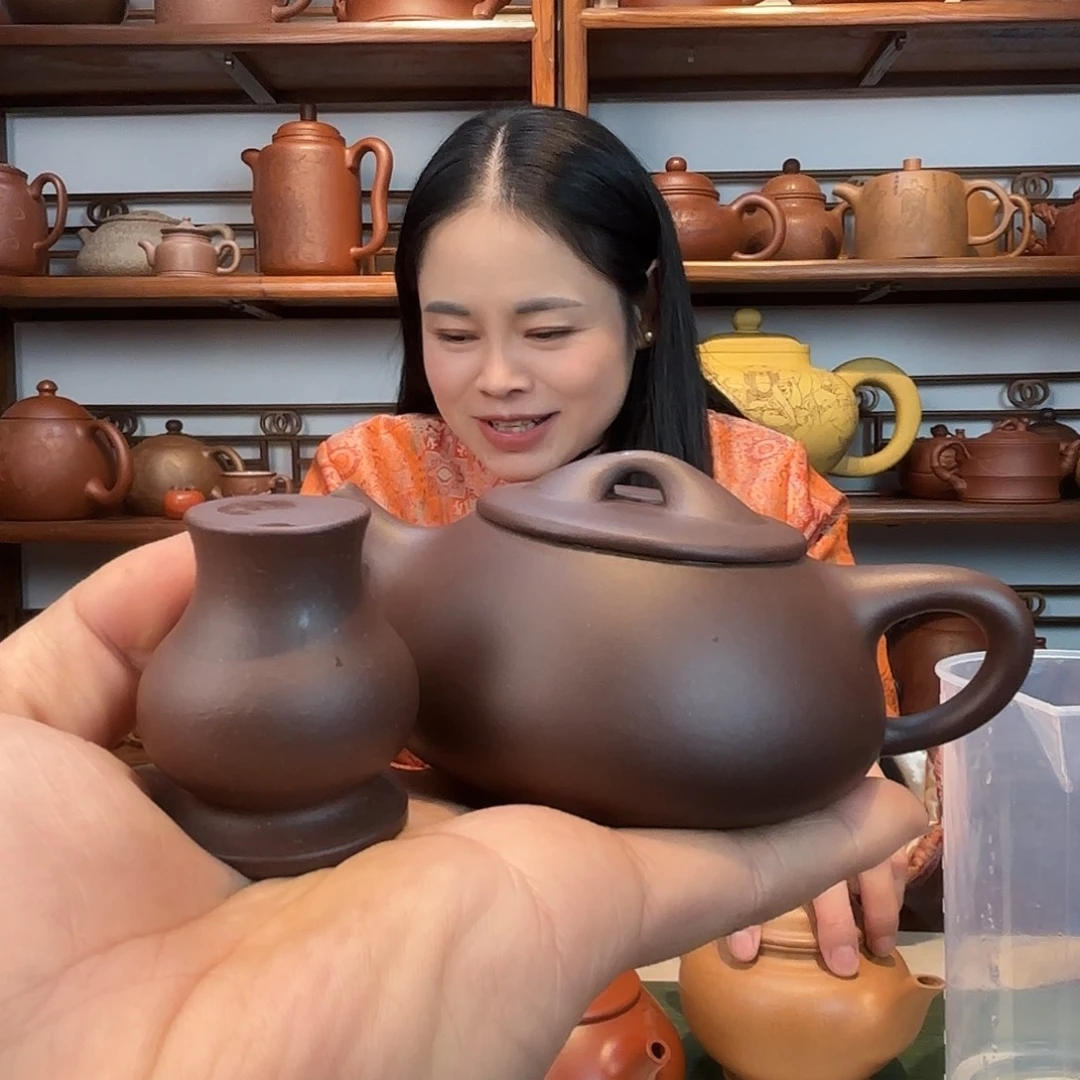 茶杯紫砂石瓢紫砂