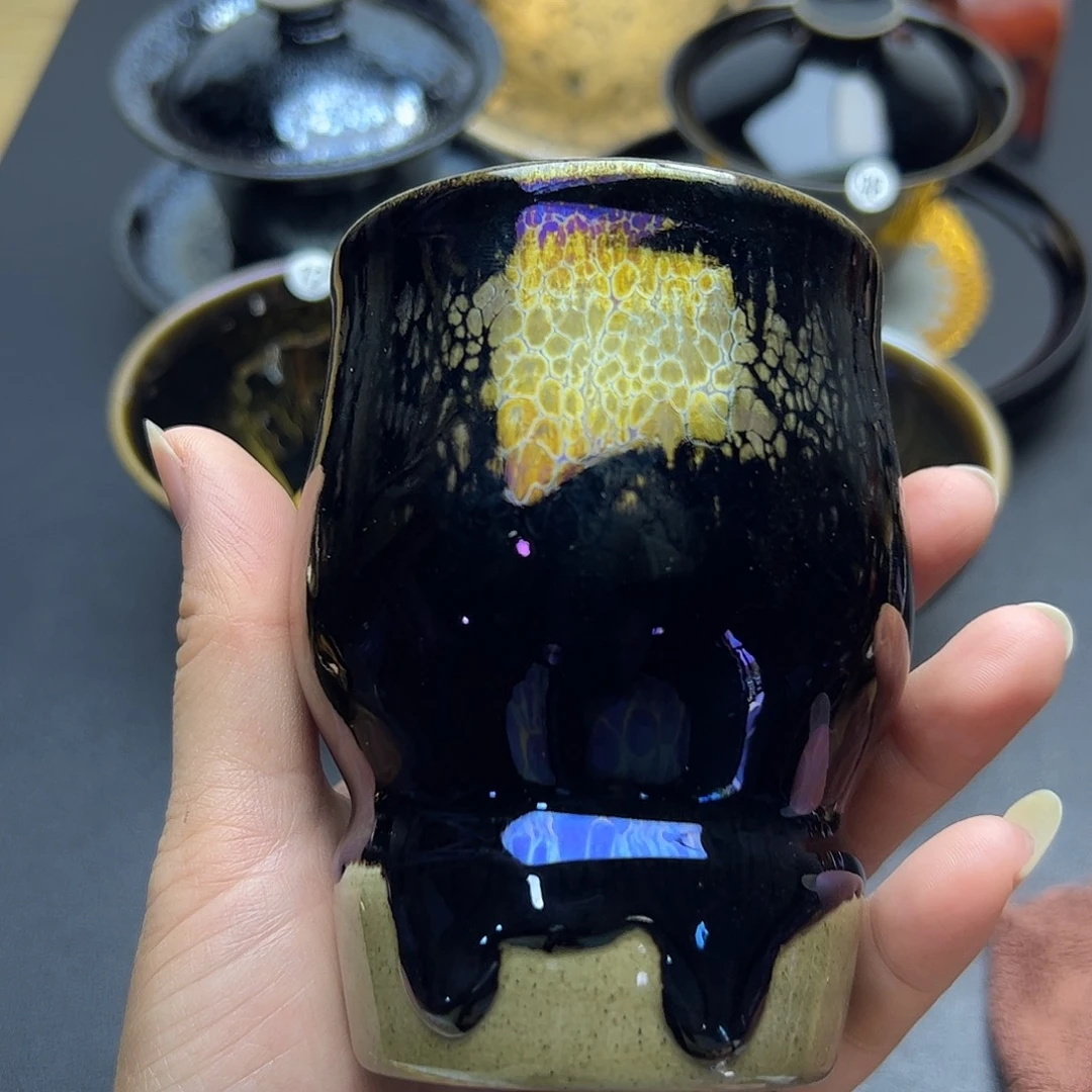 茶盏建窑建盏主人杯