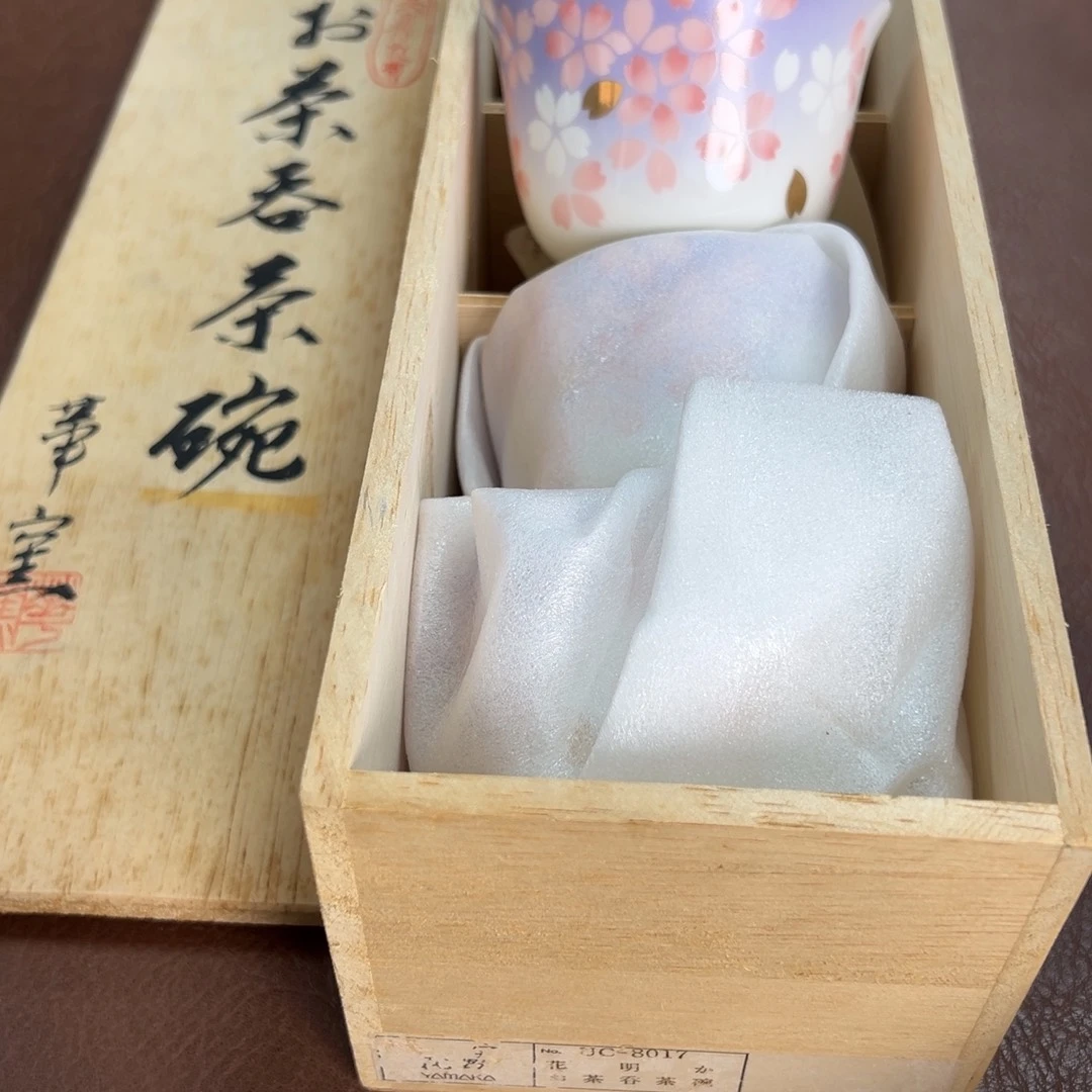 陶瓷五杯原盒瓷器