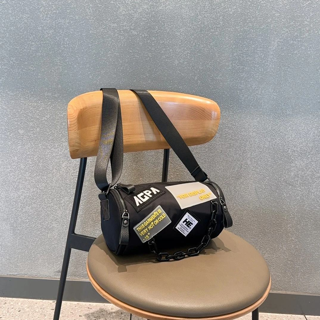 枕头包包女潮流女包2025新款圆筒包推荐单肩斜挎休闲百搭宽肩带