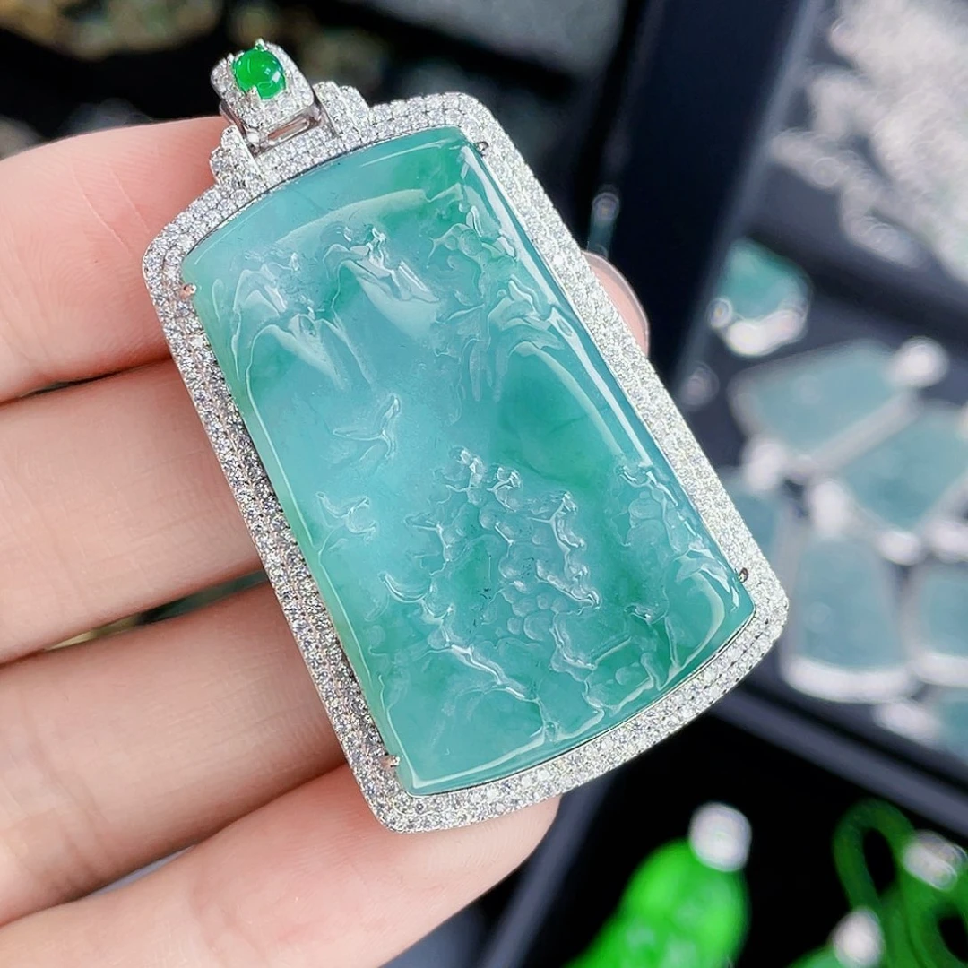 翡翠吊坠(不含链)未镶嵌