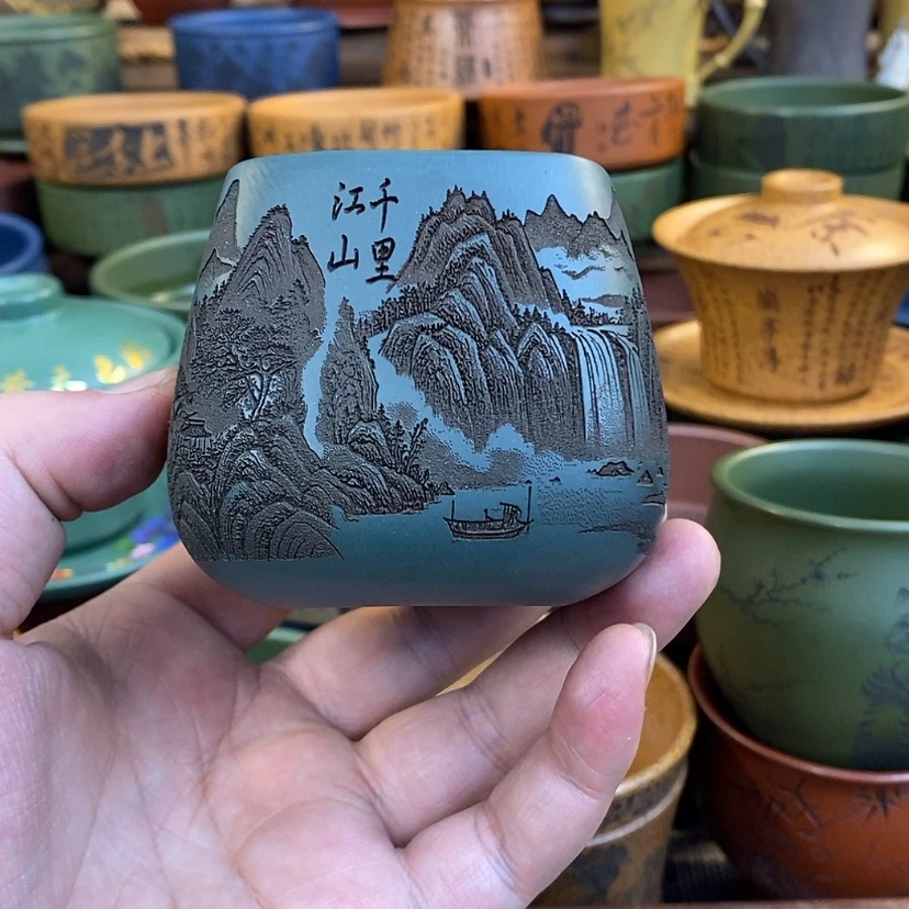 【闪购商品】紫砂杯子宜兴全手工紫砂杯