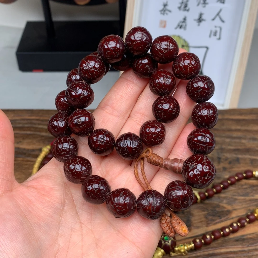 凤眼菩提吊坠手持14素