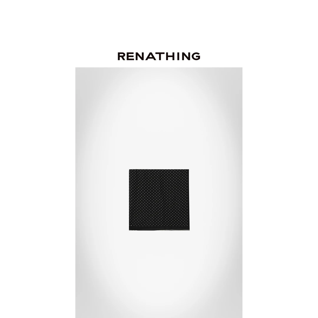 【RENATHING】波点法式轻盈质感丝巾