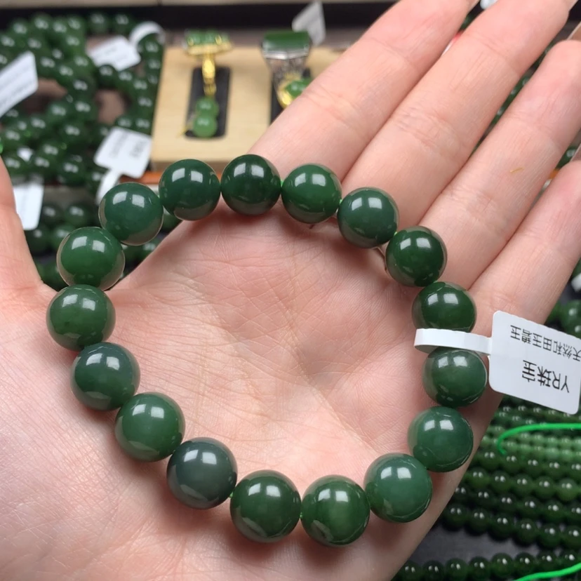 【闪购商品】和田玉（碧玉）手串未镶嵌〆****者