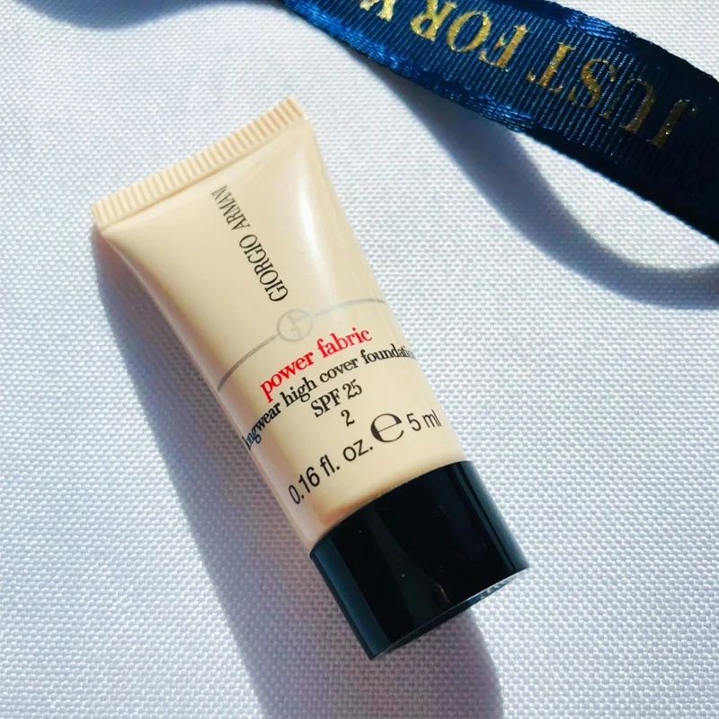 （效期2025.7）阿玛尼无痕持久粉底液2  5ml*3支红标