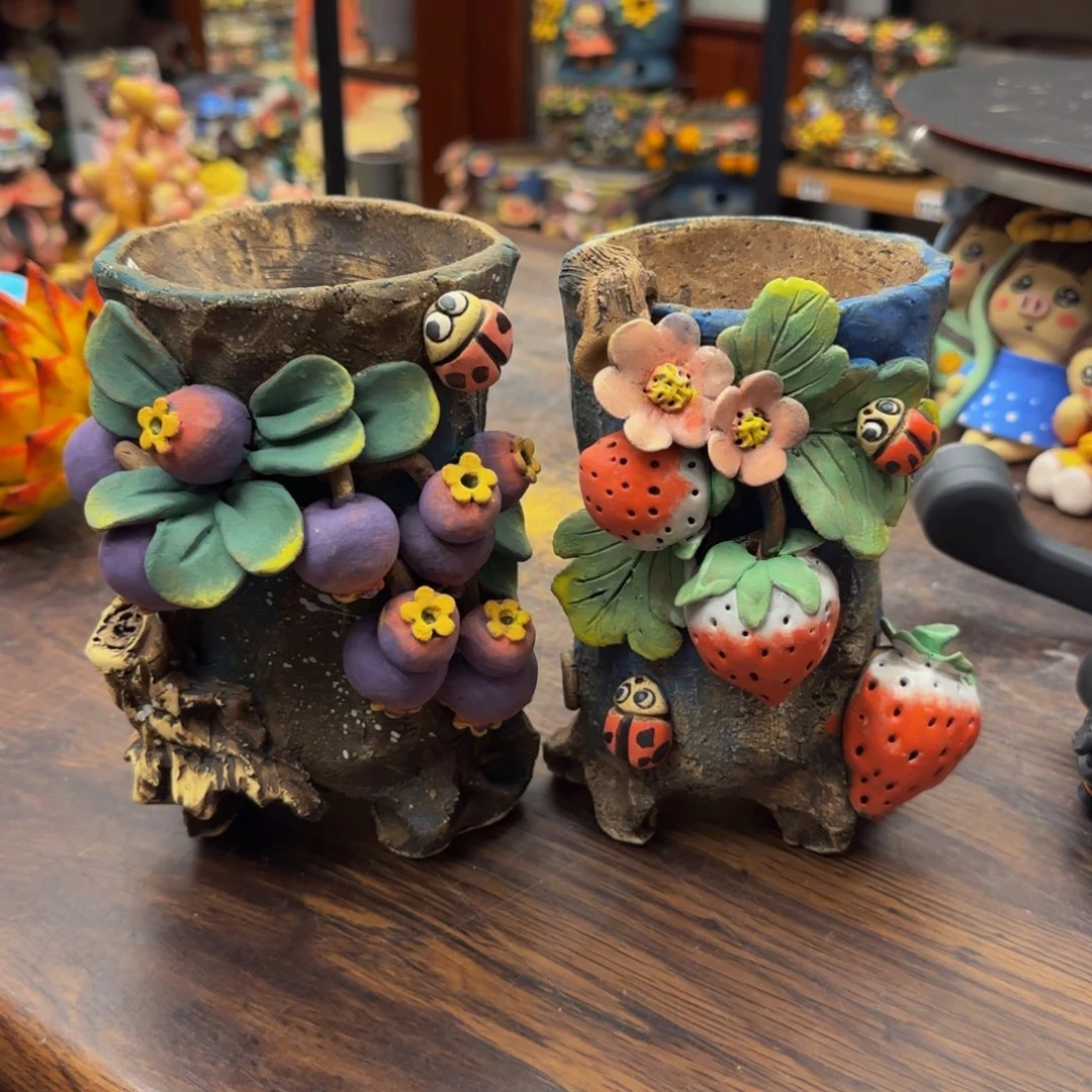 【闪购商品】9*粗陶手捏