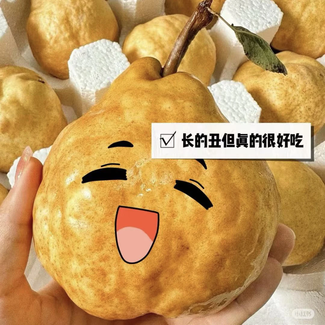 冰激凌口感 中华丑梨整箱（四斤左右）软糯香甜多汁