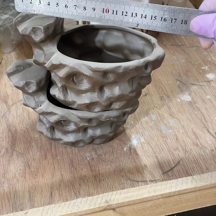 红陶陶瓷花盆满12米包邮