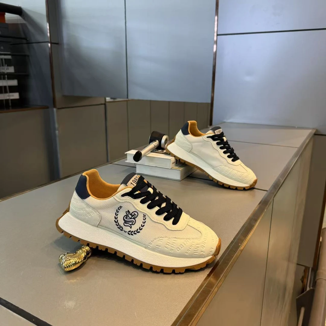 厚底防滑休闲鞋春夏季新款拼色青少年日常男鞋