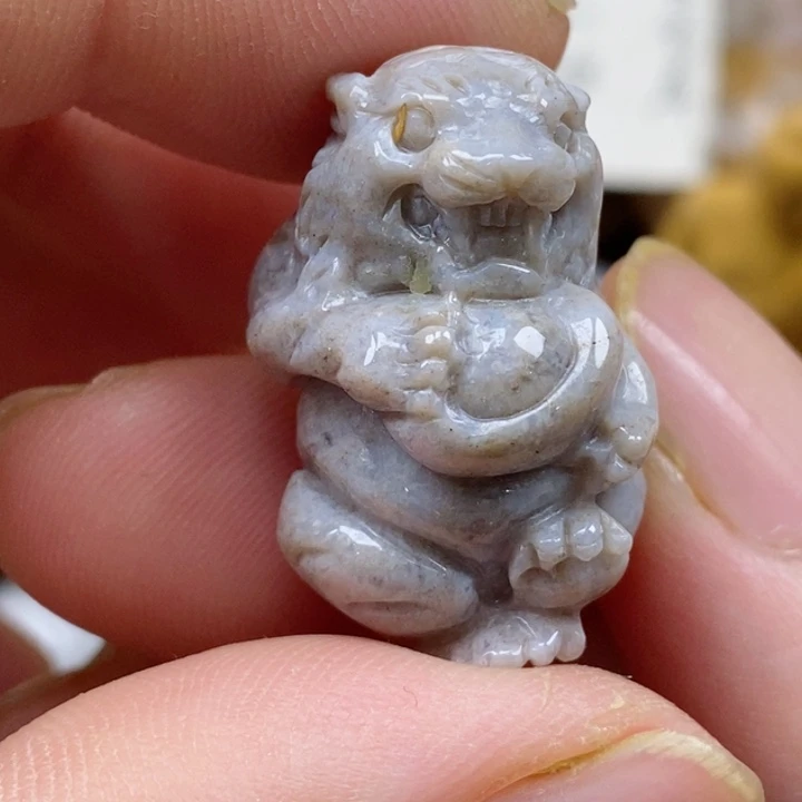 颈饰未镶嵌硅化珊瑚（珊瑚玉）小