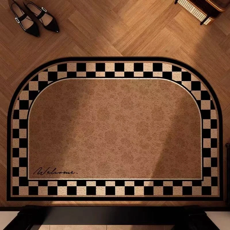 356【80*120】硅藻泥入户门地垫玄关脚垫进门耐脏垫子家用防滑垫