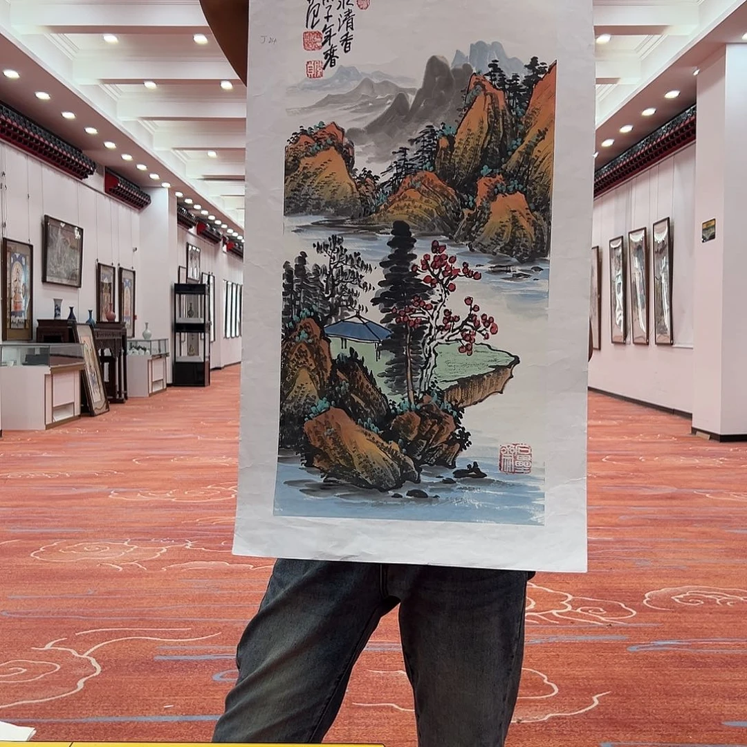 国画姜国华展览原作