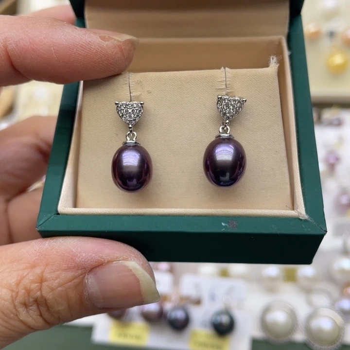 淡水珍珠耳饰未镶嵌