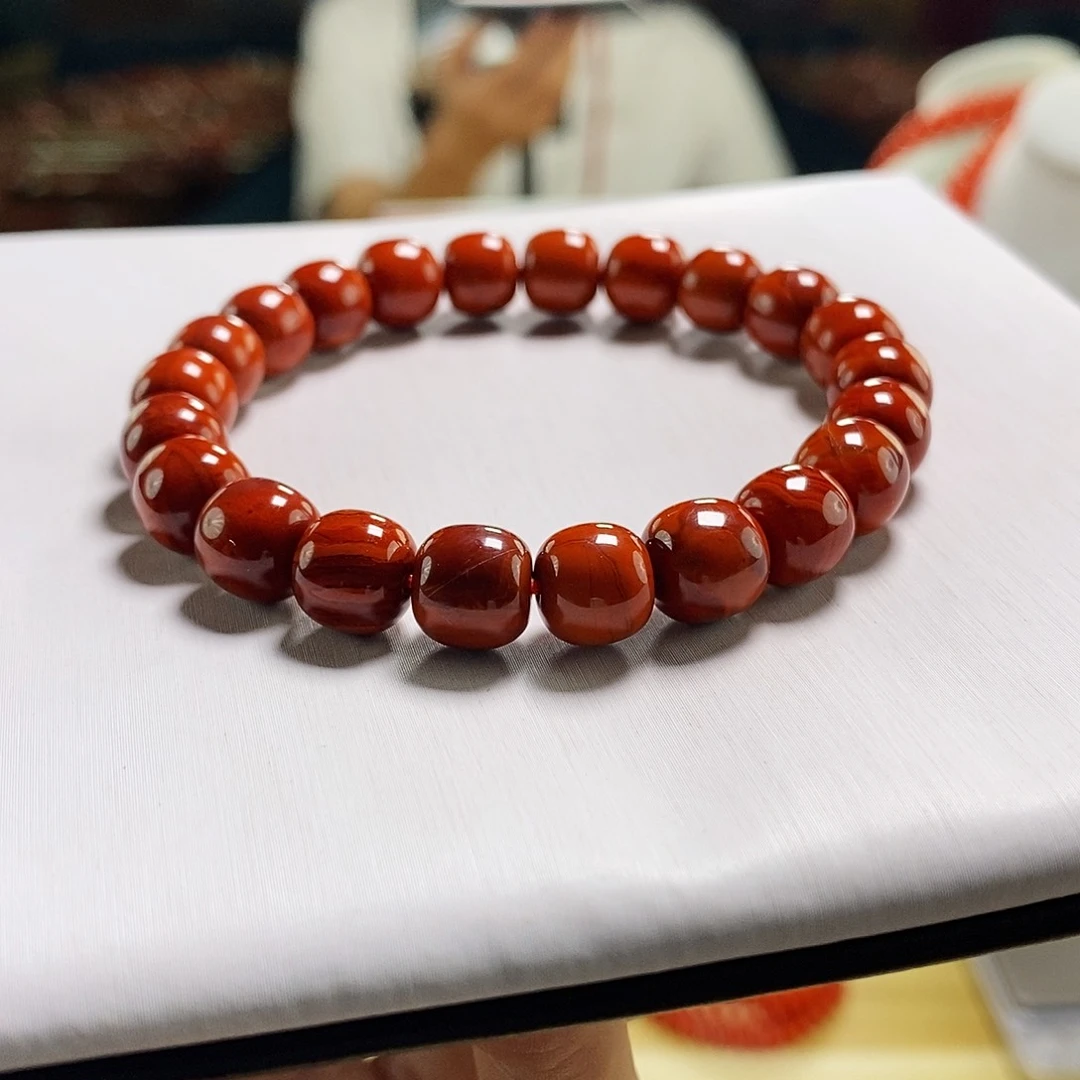 未镶嵌瓦西  9mm   多样性发一南红玛瑙