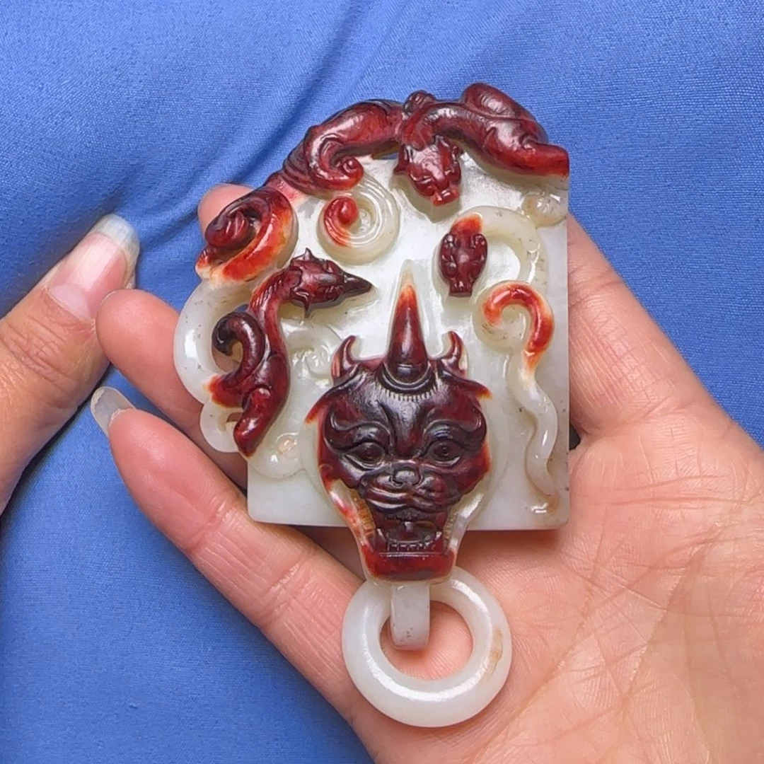 和田玉颈饰未镶嵌长****园