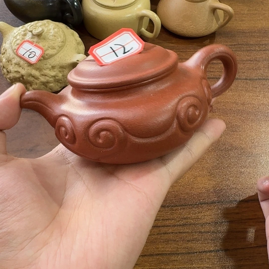 茶壶紫砂12号紫砂壶如意仿古微瑕