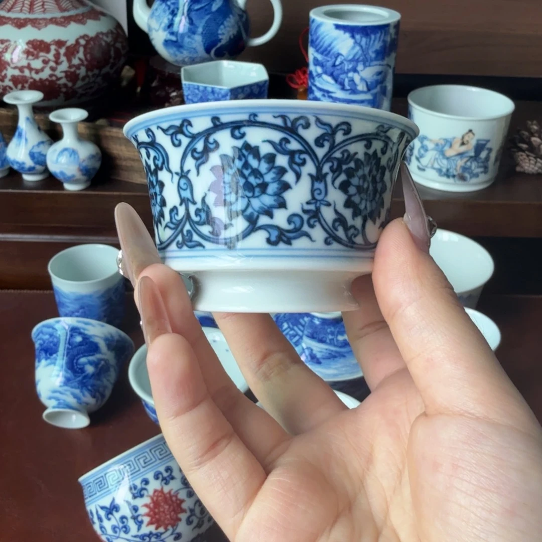杯景德镇全手绘瓷器