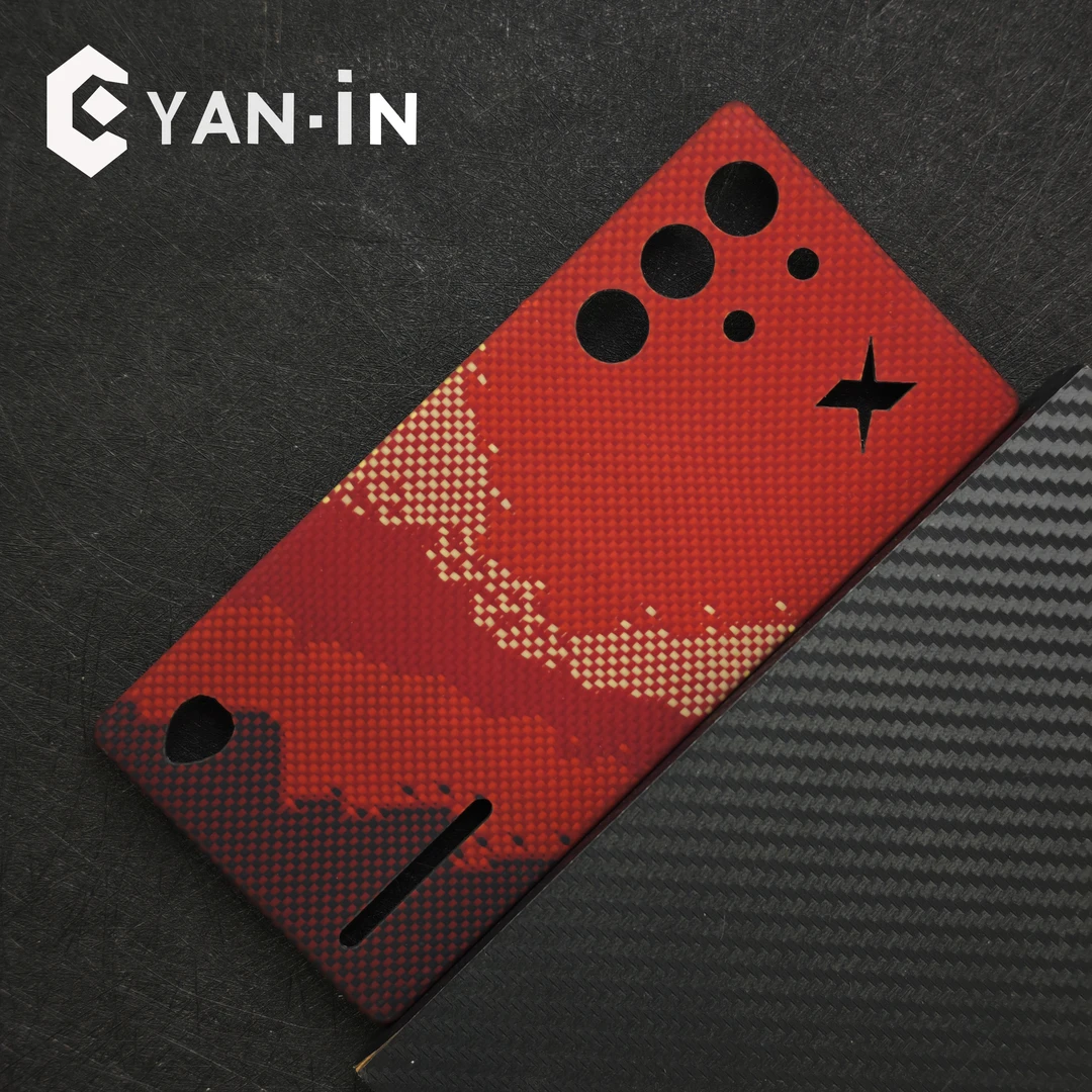 适用于红魔10SPro和10SPro+的超薄凯夫拉芳纶纤维超薄磁吸手机壳