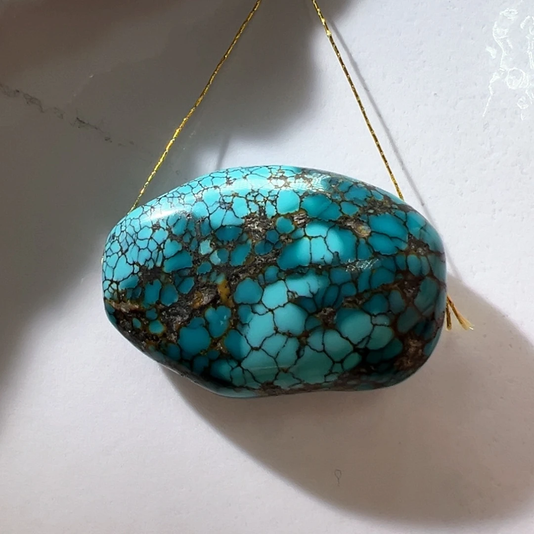 绿松石未镶嵌挂件