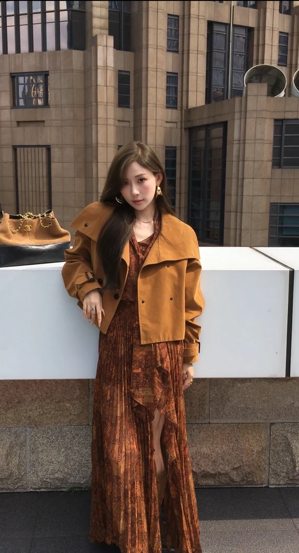 秋冬设计感短款百搭小个子显瘦炸街秋季复古短外套 622655