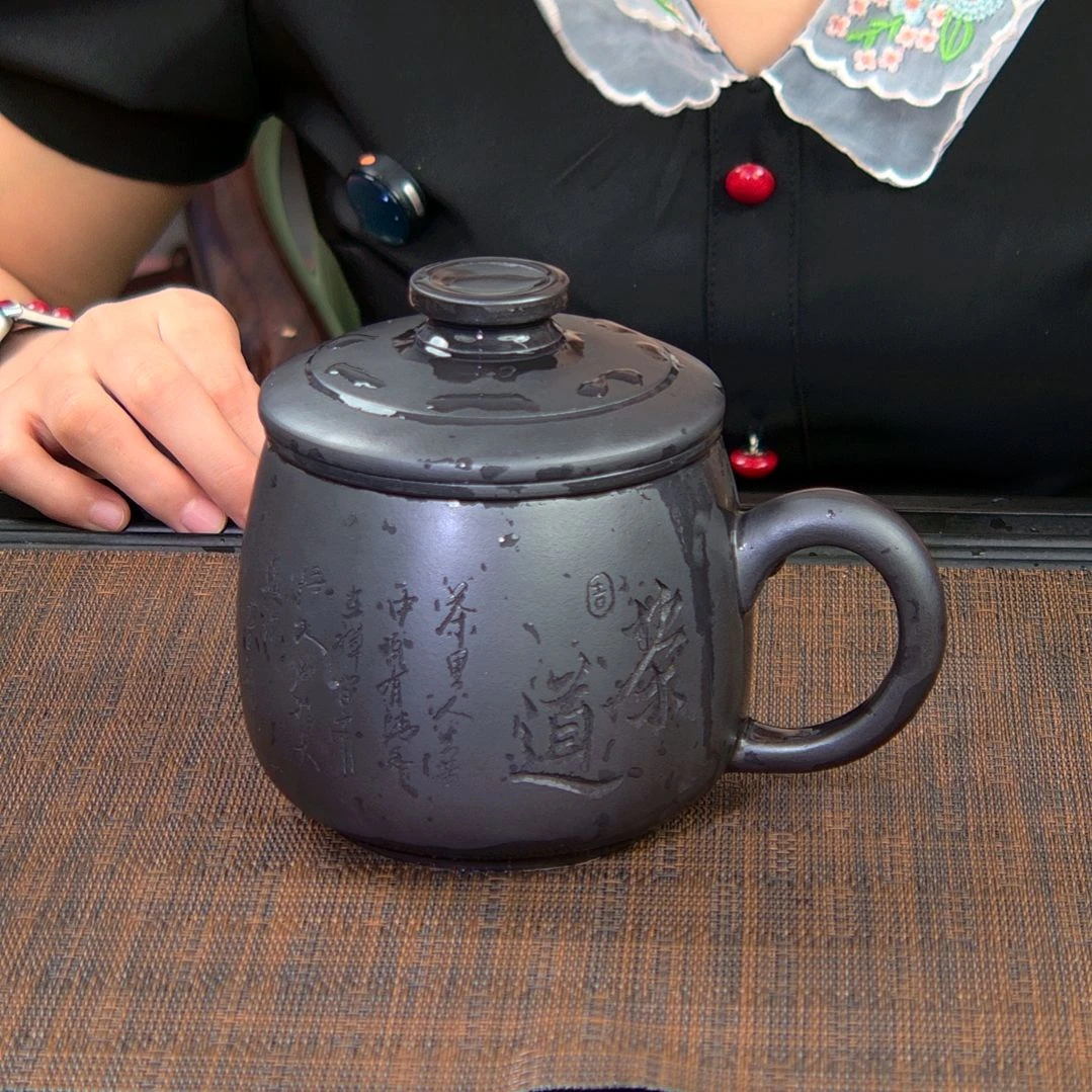 茶杯紫砂高货放漏