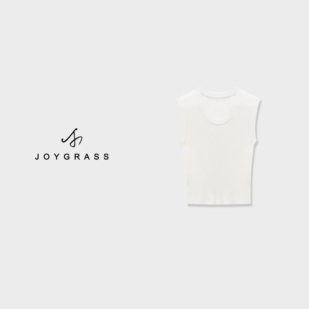 JOYGRASS(乔伊)夏季通勤背心ins风运动百搭简约Z-05251