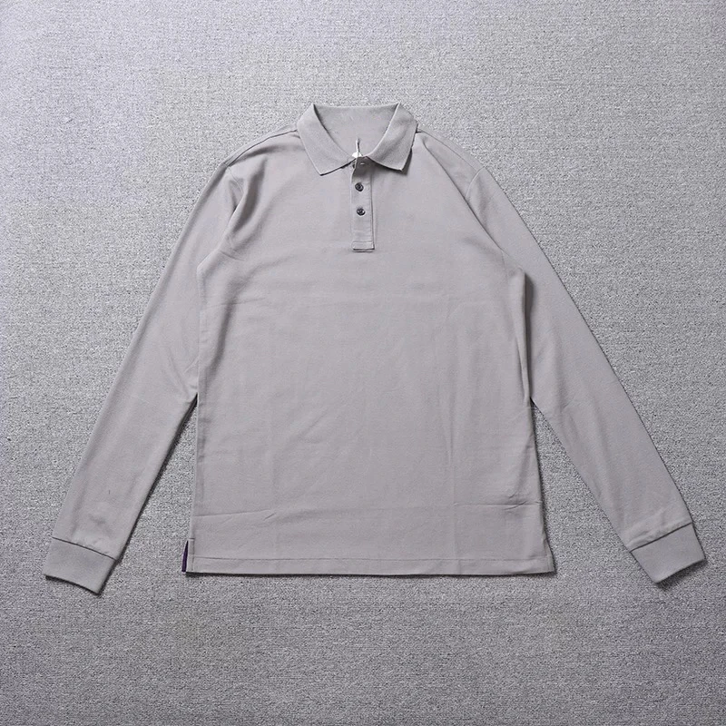 骑马 男士春季运动休闲长袖polo衫