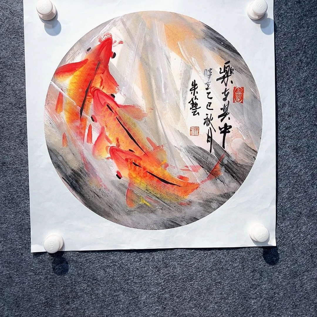 国画纯手绘系列画心
