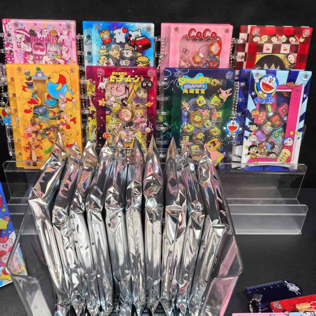 （拆拆乐）九宫格盲盒萌粒摇摇本潮玩冰箱贴拆拆可爱本卡灯牌+1