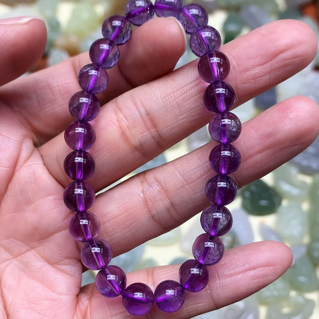 水晶手链未镶嵌天然水晶