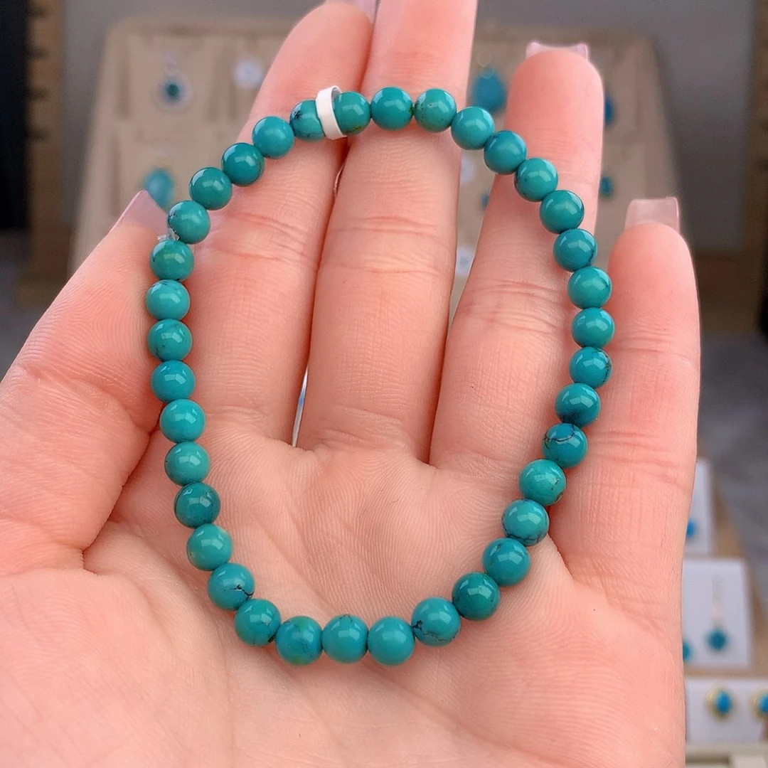 未镶嵌绿松石手链石****哥