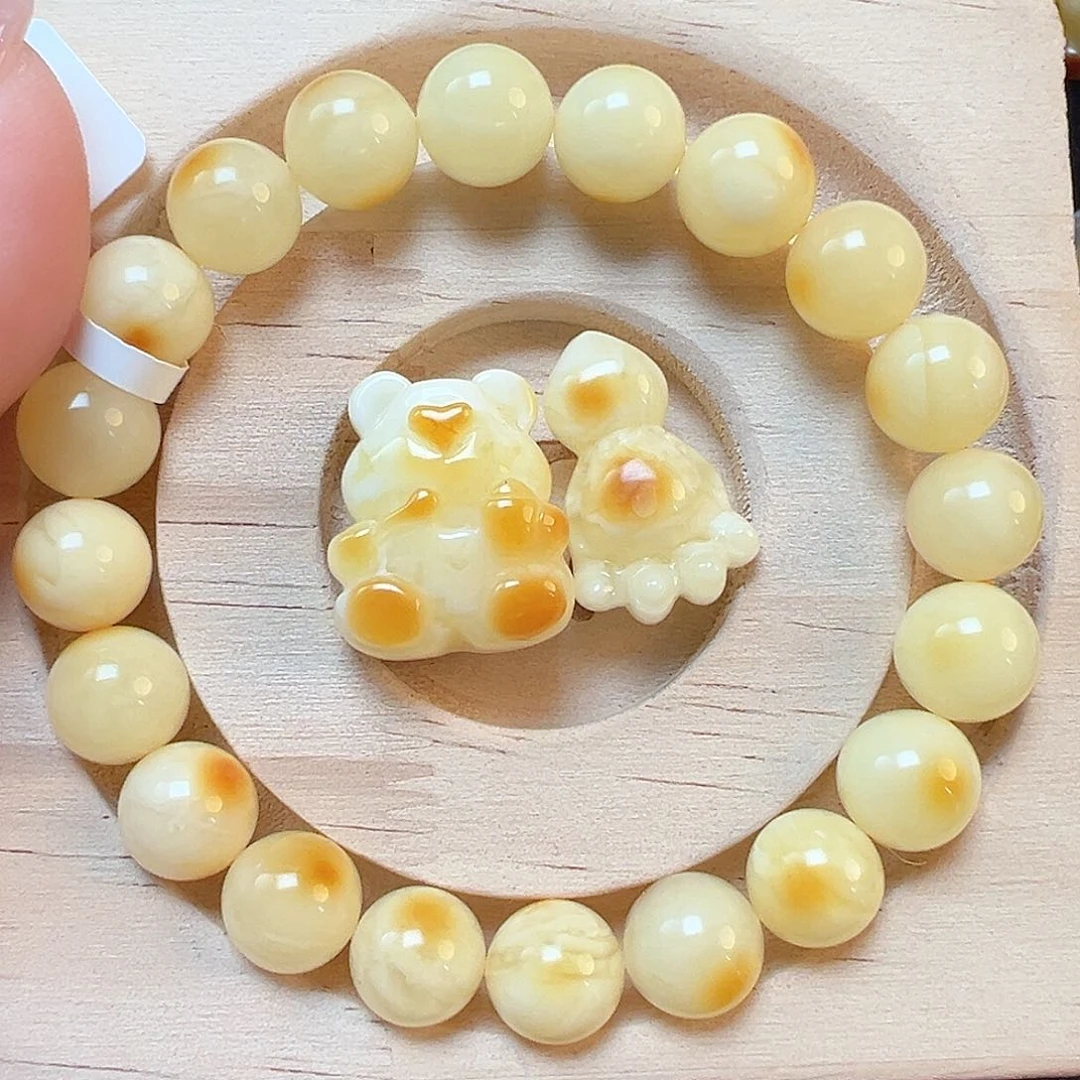 琥珀珠宝奇石未镶嵌落**梅