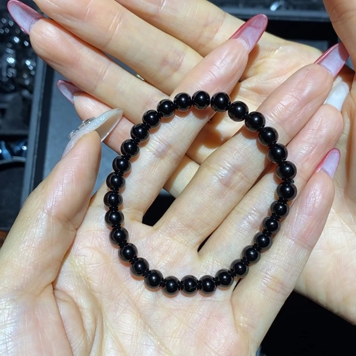 黑曜岩手链未镶嵌版**.