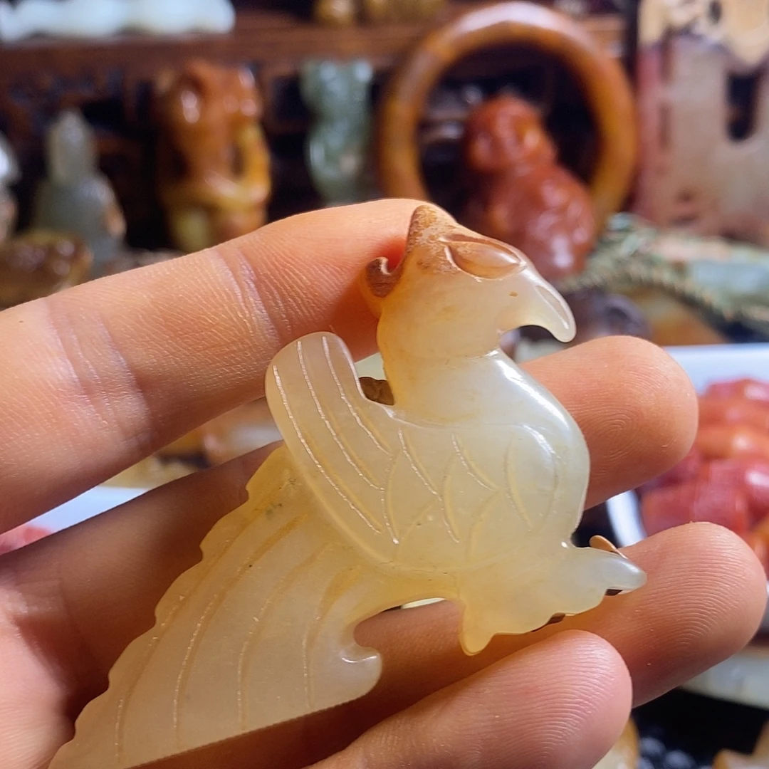 未镶嵌岫岩老玉（透闪石质玉）挂件