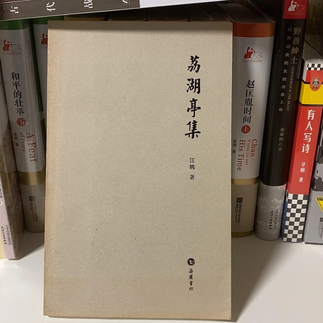 瑕疵  荔湖亭集……