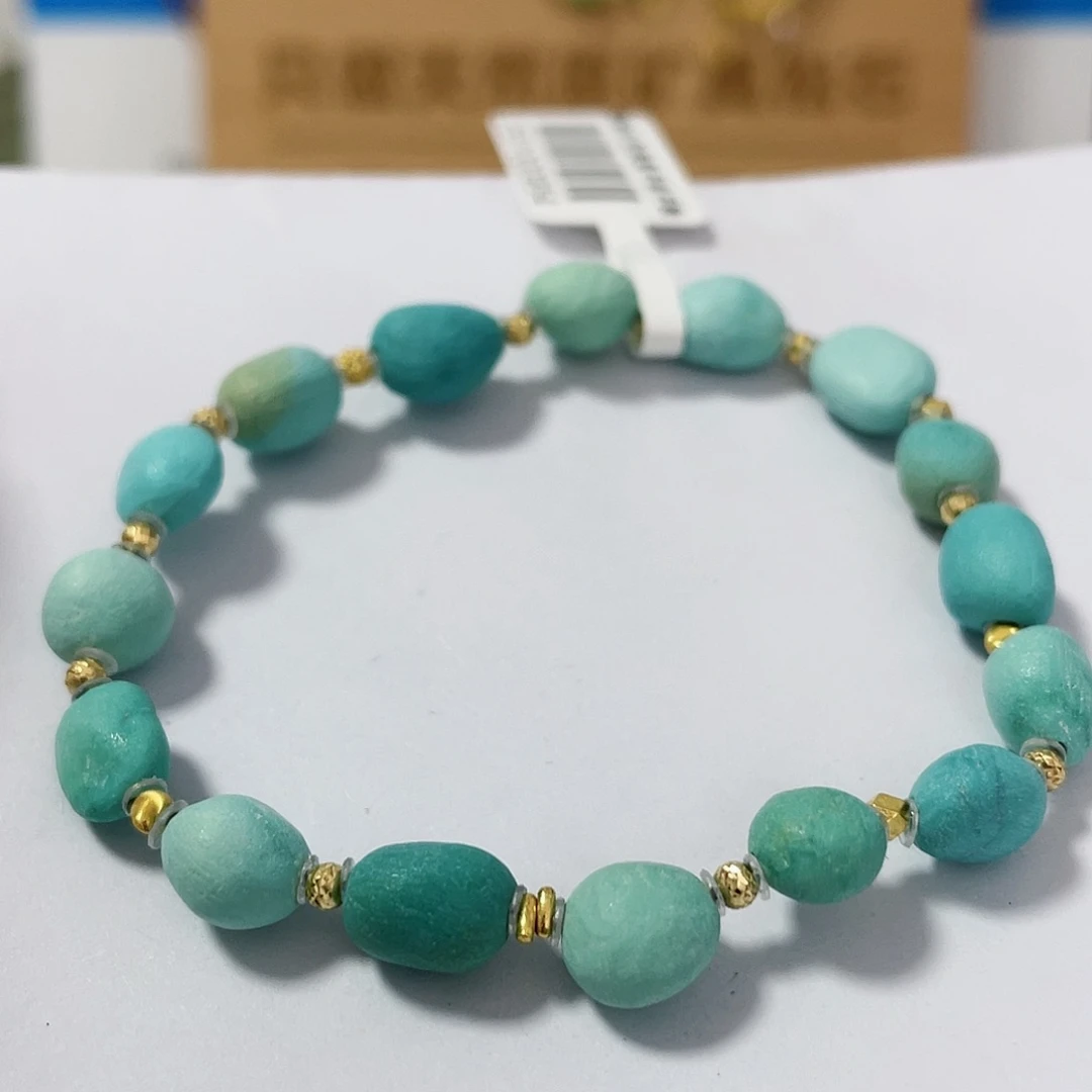 绿松石珠宝奇石18K金镶嵌