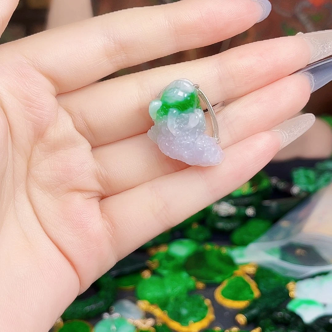 颈饰未镶嵌翡翠多样性