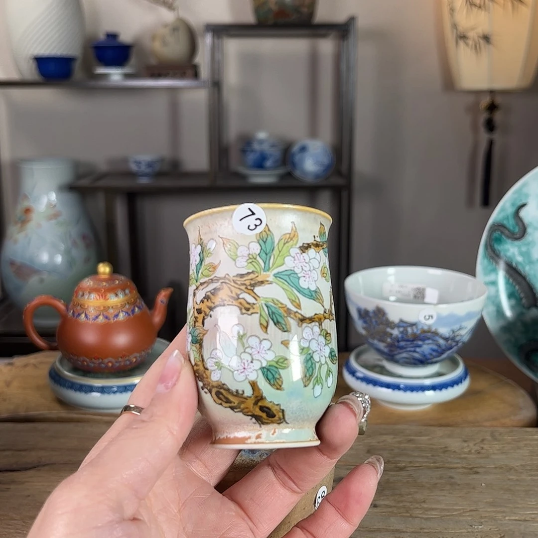 杯景德镇柴烧多人